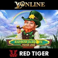 slot Rainbow Jackpots Power Lines Red Tiger